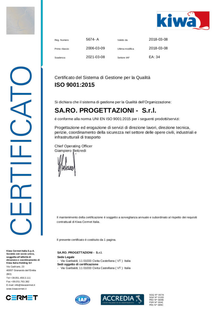 certificazioni